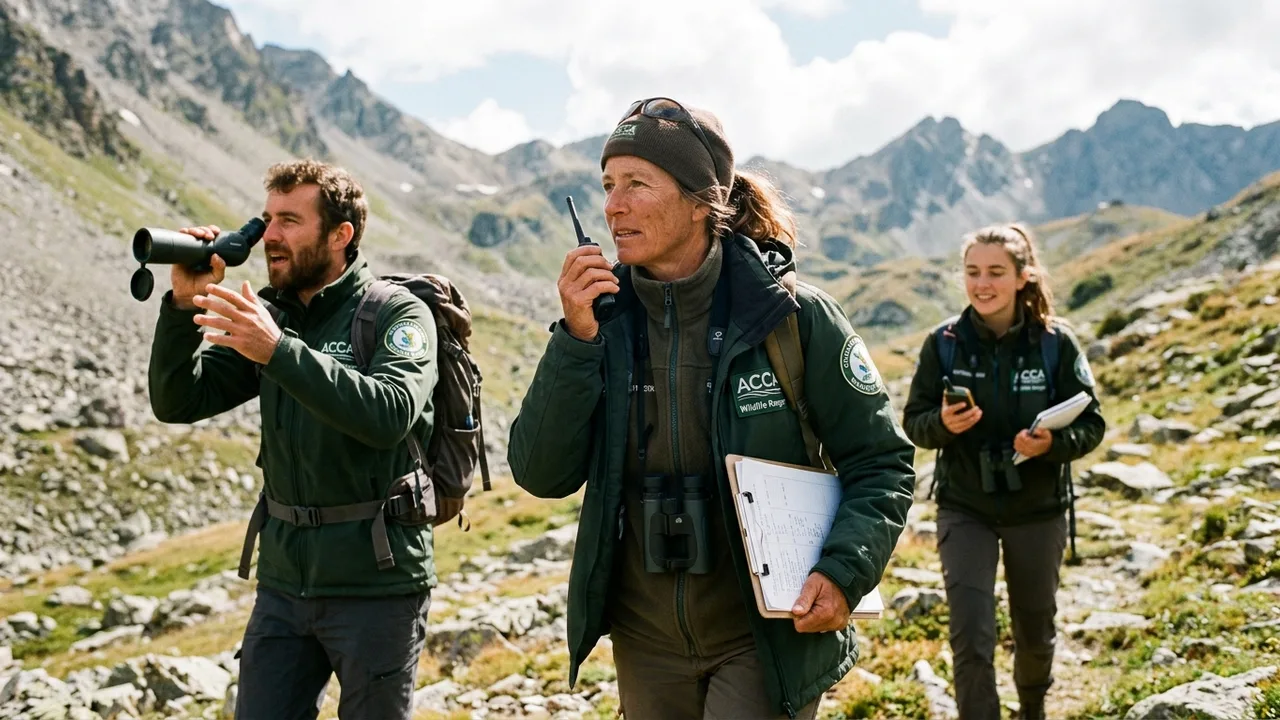 Suivi sur le terrain et comptage de la faune sauvage alpine